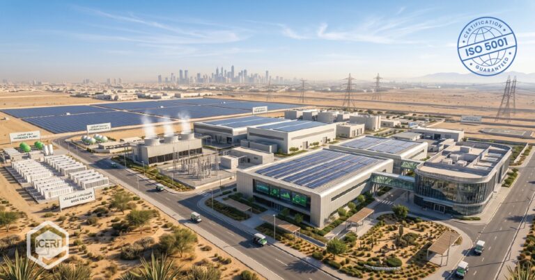 Advanced industrial cooling and energy monitoring systems optimized for operational stability under extreme GCC heat.